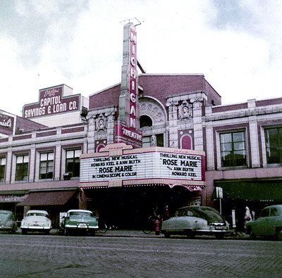 Michigan Theatre - Old Color Snapshot